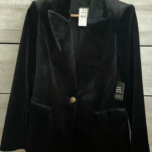 Express Black Velvet Women's Blazer